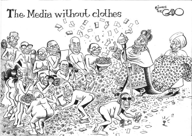 Gado media without clothes