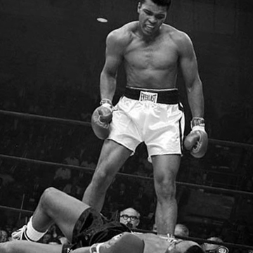 Mohammad Ali was vicious in the boxing ring.