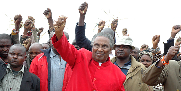 Ole Ntimama was a fierce campaigner for the party he supported.
